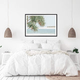 Pandanus By The Beach-The Paper Tree-australia,beach,blue,boho,botanical,coast,coastal,hamptons,landscape,muted tone,ocean,palm,palm tree,pandanus,pandanus tree,premium art print,wall art,Wall_Art,Wall_Art_Prints