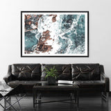 The Ocean Rock Pool-The Paper Tree-africa,beach,coast,coastal,hamptons,landscape,ocean,ocean pool,pool,premium art print,rocks,sea,seascape,seaside,shore,teal,wall art,Wall_Art,Wall_Art_Prints,water,waves