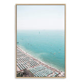 The Amalfi Coastline-The Paper Tree-amalfi,amalfi coast,beach,coast,coastal,hamptons,italian,italy,ocean,parasol,portrait,premium art print,sea,seascape,seasside,umbrella,view,wall art,Wall_Art,Wall_Art_Prints