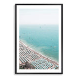 The Amalfi Coastline-The Paper Tree-amalfi,amalfi coast,beach,coast,coastal,hamptons,italian,italy,ocean,parasol,portrait,premium art print,sea,seascape,seasside,umbrella,view,wall art,Wall_Art,Wall_Art_Prints