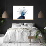 Victoria Crowned Pigeon-The Paper Tree-animal,bird,birds,blue,hamptons,landscape,pigeon,premium art print,victoria crowned pigeon,wall art,Wall_Art,Wall_Art_Prints