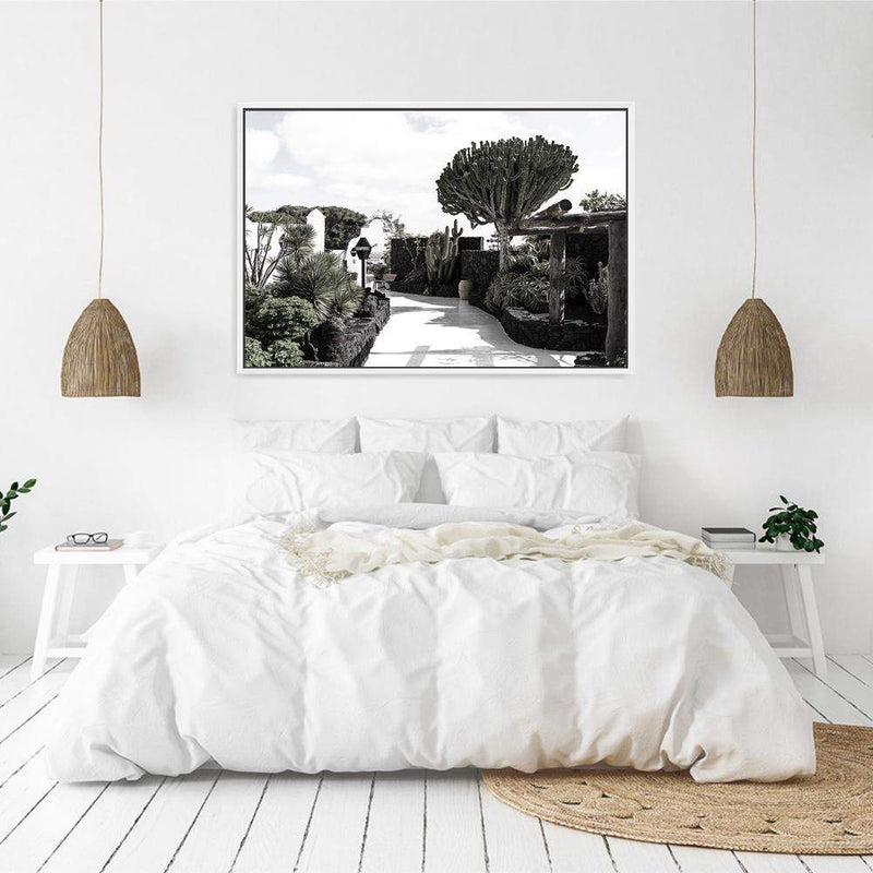 The Garden Path-The Paper Tree-architectural,architecture,botaincal,canary islands,garden,garden path,island,landscape,path,premium art print,spain,tree,wall art,Wall_Art,Wall_Art_Prints