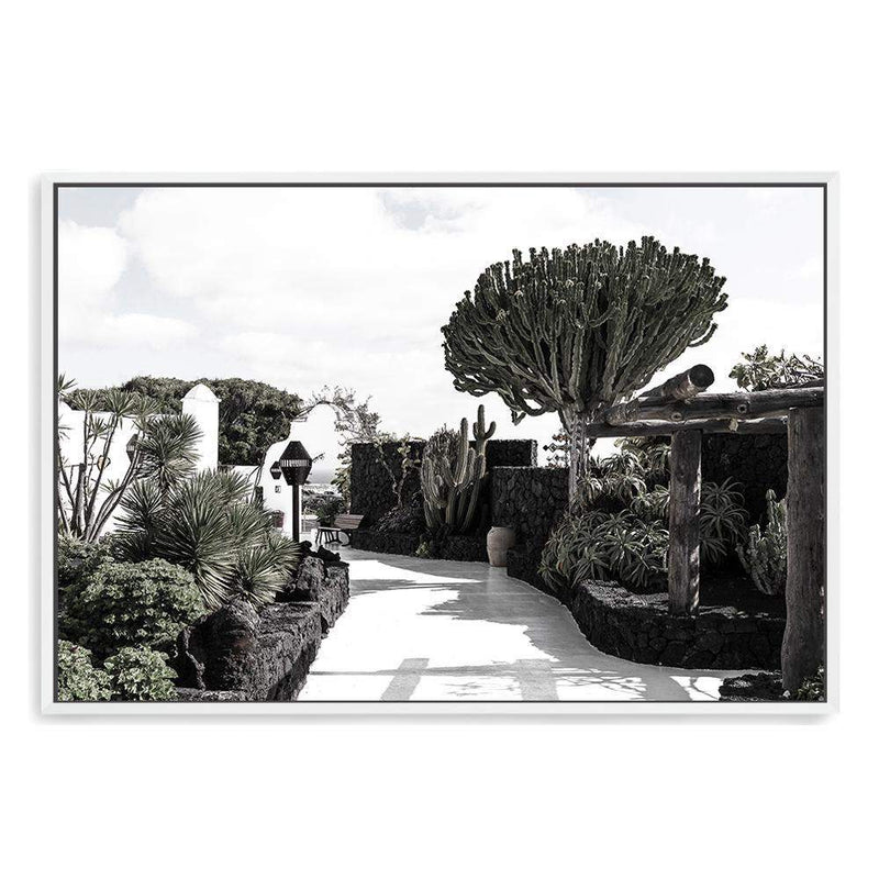 The Garden Path-The Paper Tree-architectural,architecture,botaincal,canary islands,garden,garden path,island,landscape,path,premium art print,spain,tree,wall art,Wall_Art,Wall_Art_Prints