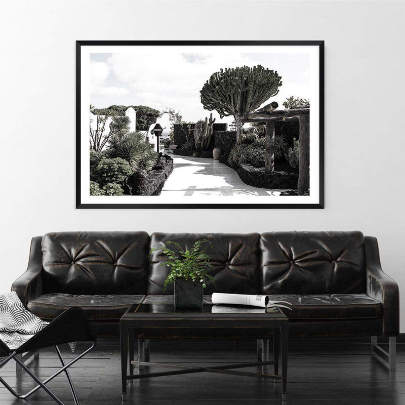 The Garden Path-The Paper Tree-architectural,architecture,botaincal,canary islands,garden,garden path,island,landscape,path,premium art print,spain,tree,wall art,Wall_Art,Wall_Art_Prints