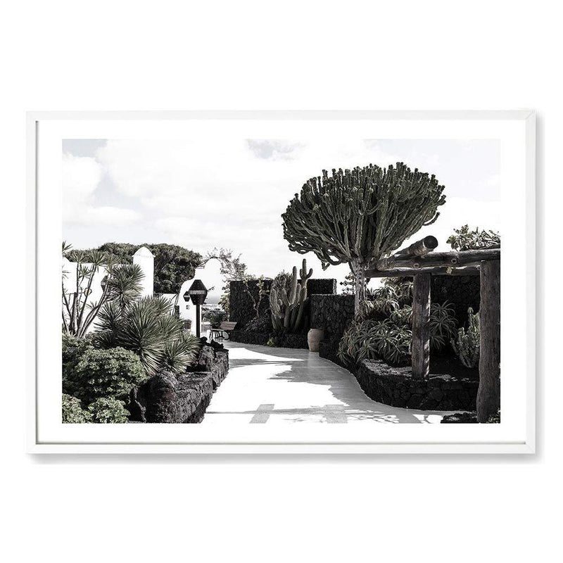 The Garden Path-The Paper Tree-architectural,architecture,botaincal,canary islands,garden,garden path,island,landscape,path,premium art print,spain,tree,wall art,Wall_Art,Wall_Art_Prints