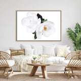 Magnolia Flowers II-The Paper Tree-botanical,floral,flower,hamptons,magnolia,magnolia flower,neutral,portrait,premium art print,wall art,Wall_Art,Wall_Art_Prints,white,white flower,white magnolia