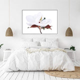 White Magnolia II-The Paper Tree-botanical,floral,flower,hamptons,landscape,magnolia,magnolia flower,neutral,premium art print,tan,wall art,Wall_Art,Wall_Art_Prints,white,white flower,white magnolia