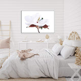 White Magnolia II-The Paper Tree-botanical,floral,flower,hamptons,landscape,magnolia,magnolia flower,neutral,premium art print,tan,wall art,Wall_Art,Wall_Art_Prints,white,white flower,white magnolia