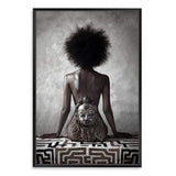 African Beauty-The Paper Tree-africa,african,boho,feature female,female,naked,painted woman,portrait,premium art print,queen,tribal,tribal woman,wall art,Wall_Art,Wall_Art_Prints,woman,women