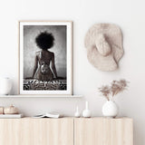 African Beauty-The Paper Tree-africa,african,boho,feature female,female,naked,painted woman,portrait,premium art print,queen,tribal,tribal woman,wall art,Wall_Art,Wall_Art_Prints,woman,women