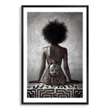 African Beauty-The Paper Tree-africa,african,boho,feature female,female,naked,painted woman,portrait,premium art print,queen,tribal,tribal woman,wall art,Wall_Art,Wall_Art_Prints,woman,women