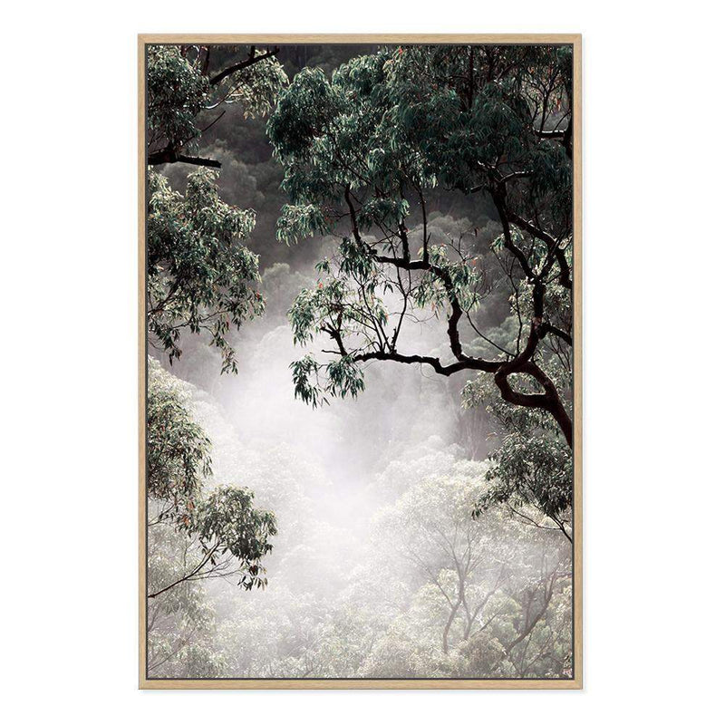 Canopy Of Mist-The Paper Tree-botanical,bush,canopy,forest,green,mist,misty,misty trees,muted tone,nature,portrait,premium art print,rainforest,tree,trees,wall art,Wall_Art,Wall_Art_Prints