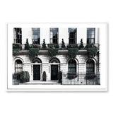 The Notting Hill Apartment-The Paper Tree-apartment,architectural,architecture,balcony,beautiful building,british,building,door,facade,landscape,london,notting hill,pots,premium art print,terrace,villa,wall art,Wall_Art,Wall_Art_Prints,white