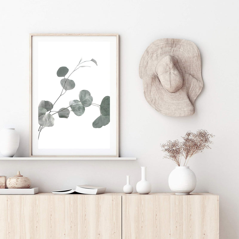 Australian Native Eucalyptus Leaves II-The Paper Tree-australia,australian,australian native,australiana,botanical,eucalyptus,eucalyptus leaves,green,gum,gum leaf,hamptons,leaf,leaves,Muted Eucalyptus Art Print,muted tone,native,portrait,premium art print,wall art,Wall_Art,Wall_Art_Prints