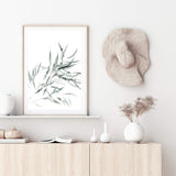 Eucalyptus Gum Leaves-The Paper Tree-australia,australian,australian native,australiana,botanical,eucalyptus,eucalyptus leaves,green,gum,gum leaf,gum leaves,hamptons,leaf,leaves,muted tone,portrait,premium art print,wall art,Wall_Art,Wall_Art_Prints