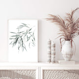 Eucalyptus Gum Leaves II-The Paper Tree-australia,australian,australian native,australiana,botanical,eucalyptus,eucalyptus leaves,green,gum,gum leaf,gum leaves,hamptons,leaf,leaves,muted tone,portrait,premium art print,wall art,Wall_Art,Wall_Art_Prints