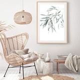 Eucalyptus Gum Leaves II-The Paper Tree-australia,australian,australian native,australiana,botanical,eucalyptus,eucalyptus leaves,green,gum,gum leaf,gum leaves,hamptons,leaf,leaves,muted tone,portrait,premium art print,wall art,Wall_Art,Wall_Art_Prints