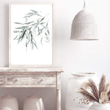 Eucalyptus Gum Leaves II-The Paper Tree-australia,australian,australian native,australiana,botanical,eucalyptus,eucalyptus leaves,green,gum,gum leaf,gum leaves,hamptons,leaf,leaves,muted tone,portrait,premium art print,wall art,Wall_Art,Wall_Art_Prints