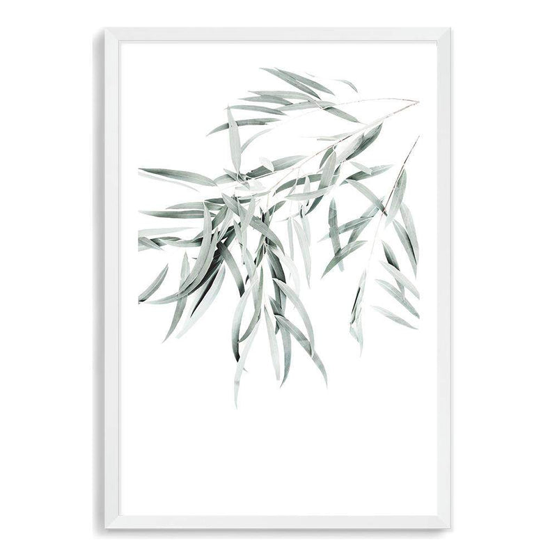 Eucalyptus Gum Leaves II-The Paper Tree-australia,australian,australian native,australiana,botanical,eucalyptus,eucalyptus leaves,green,gum,gum leaf,gum leaves,hamptons,leaf,leaves,muted tone,portrait,premium art print,wall art,Wall_Art,Wall_Art_Prints