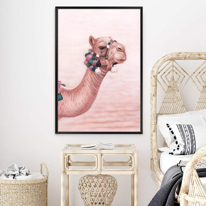 Painted Camel II-The Paper Tree-animal,boho,camel,moroccan,moroccan camel,morocco,orange,painted,painted print,pastel,peach,pink,portrait,premium art print,tan,wall art,Wall_Art,Wall_Art_Prints