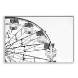 Farris Wheel II-The Paper Tree-america,black,coast,coastal,farris wheel,france,french,landscape,miami,monochrome,paris,premium art print,ride,themepark,wall art,Wall_Art,Wall_Art_Prints,white