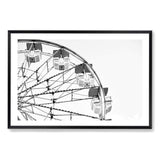 Farris Wheel II-The Paper Tree-america,black,coast,coastal,farris wheel,france,french,landscape,miami,monochrome,paris,premium art print,ride,themepark,wall art,Wall_Art,Wall_Art_Prints,white