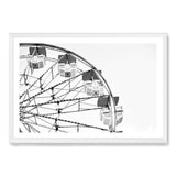 Farris Wheel II-The Paper Tree-america,black,coast,coastal,farris wheel,france,french,landscape,miami,monochrome,paris,premium art print,ride,themepark,wall art,Wall_Art,Wall_Art_Prints,white