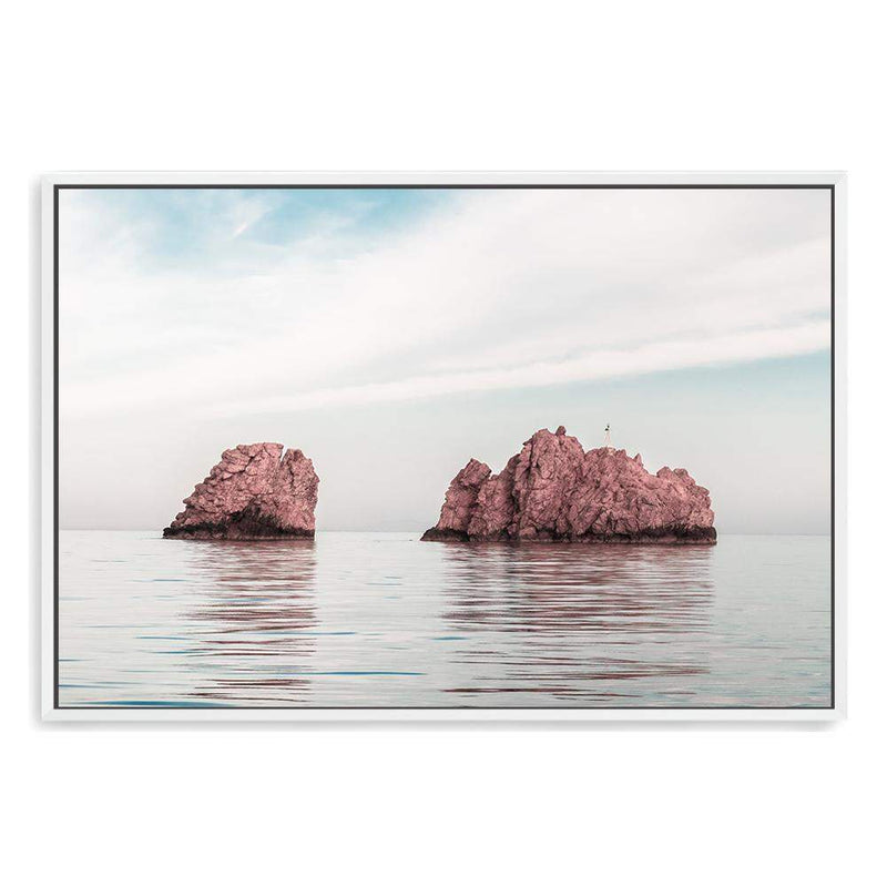 Nes Portes Rocks-The Paper Tree-beach,Greece,landmark,landscape,nes portes rocks,ocean,orange,Paros island,pink,premium art print,rocks,tan,wall art,Wall_Art,Wall_Art_Prints