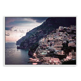 Positano Italy-The Paper Tree-amalfi,amalfi coast,europe,italian city,italy,landscape,ocean,pink,positano,positano sunset,premium art print,sunset,travel,wall art,Wall_Art,Wall_Art_Prints