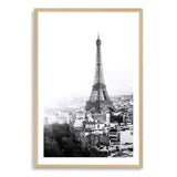 The City Of Paris II-The Paper Tree-architecture,black,black & white,city,eiffel tower,france,french,monochrome,paris,portrait,premium art print,romantic,view,wall art,Wall_Art,Wall_Art_Prints,white