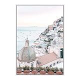 Positano Sunset-The Paper Tree-amalfi,amalfi coast,boho,europe,hamptons,italian city,italy,ocean,peach,portrait,positano,positano sunset,premium art print,sunset,travel,wall art,Wall_Art,Wall_Art_Prints