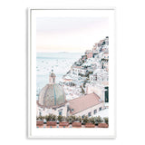 Positano Sunset-The Paper Tree-amalfi,amalfi coast,boho,europe,hamptons,italian city,italy,ocean,peach,portrait,positano,positano sunset,premium art print,sunset,travel,wall art,Wall_Art,Wall_Art_Prints