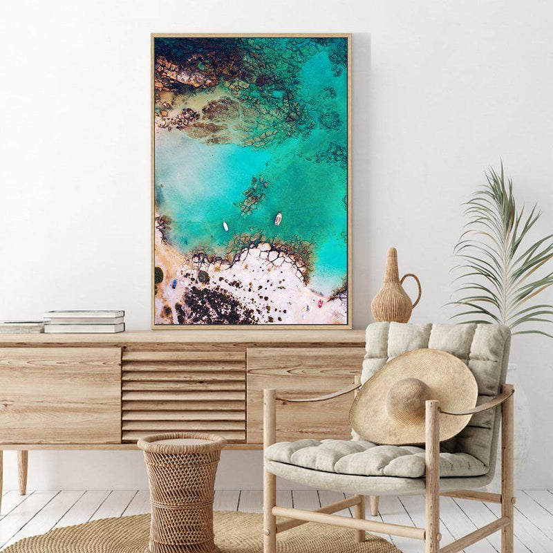 Elafonisi Greece-The Paper Tree-aerial,coast,coastal,crete island,elafonisi,elafonissi,famous beach,greece,ocean,pink,pink beach,pink sand,portrait,premium art print,teal,terquoise,travel,wall art,Wall_Art,Wall_Art_Prints,water