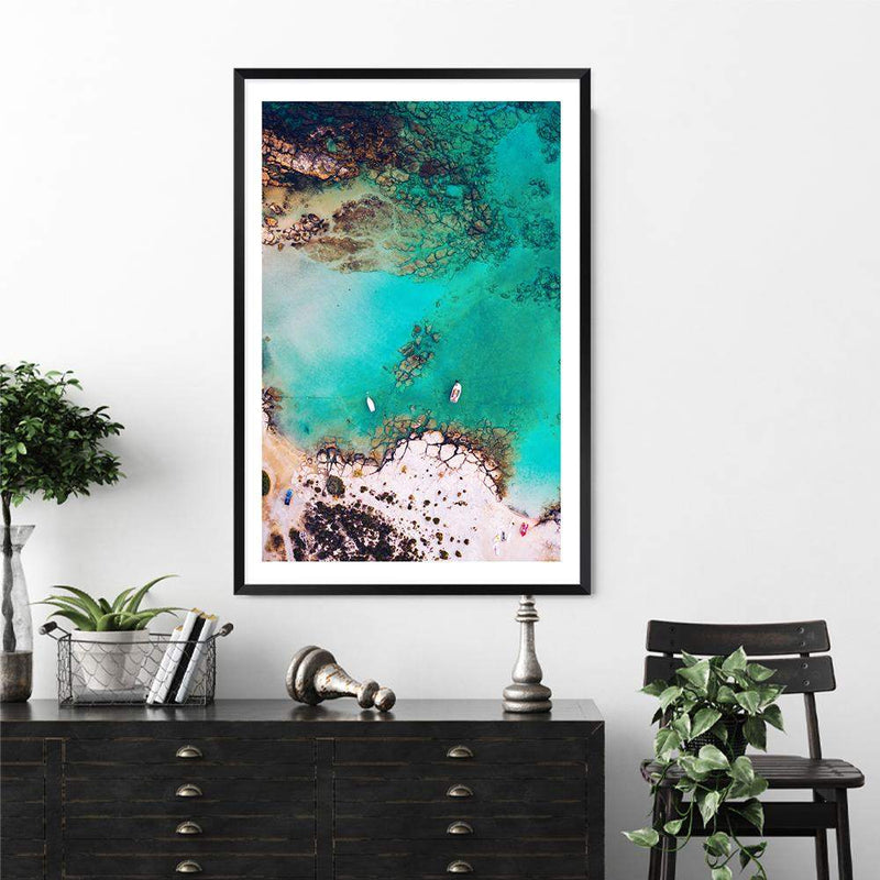 Elafonisi Greece-The Paper Tree-aerial,coast,coastal,crete island,elafonisi,elafonissi,famous beach,greece,ocean,pink,pink beach,pink sand,portrait,premium art print,teal,terquoise,travel,wall art,Wall_Art,Wall_Art_Prints,water