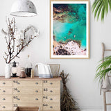 Elafonisi Greece-The Paper Tree-aerial,coast,coastal,crete island,elafonisi,elafonissi,famous beach,greece,ocean,pink,pink beach,pink sand,portrait,premium art print,teal,terquoise,travel,wall art,Wall_Art,Wall_Art_Prints,water