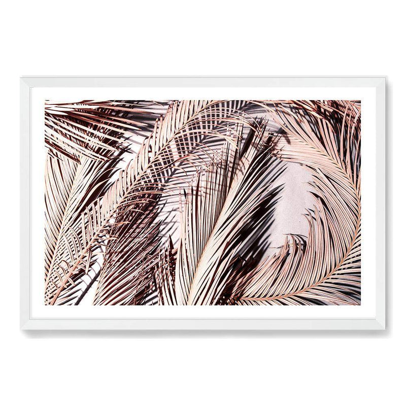 Champagne Palms-The Paper Tree-abstract,boho,botanical,champagne,dried,fronds,landscape,lead,leaves,natural,neutral,palm,palm fronds,palms,premium art print,TAN,wall art,Wall_Art,Wall_Art_Prints,white