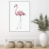 Pink Flamingo-The Paper Tree-africa,AFRICAN ANIMAL,African animals,america,animal,Artwork,bird,boho,flamingo,palm springs,pink,portrait,premium art print,tropical,wall art,Wall_Art,Wall_Art_Prints