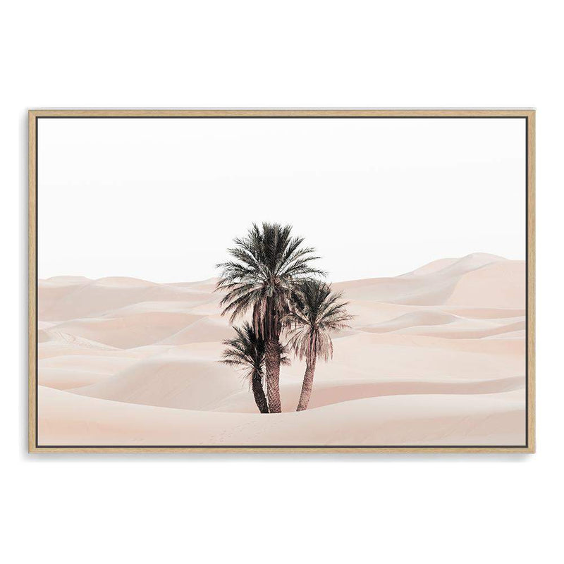 Palms In The Desert-The Paper Tree-boho,botanical,desert,desert palm,desert tree,landscape,moroccan,moroccan desert,morocco,muted tone,nature,neutral,premium art print,sand,sand dunes,wall art,Wall_Art,Wall_Art_Prints