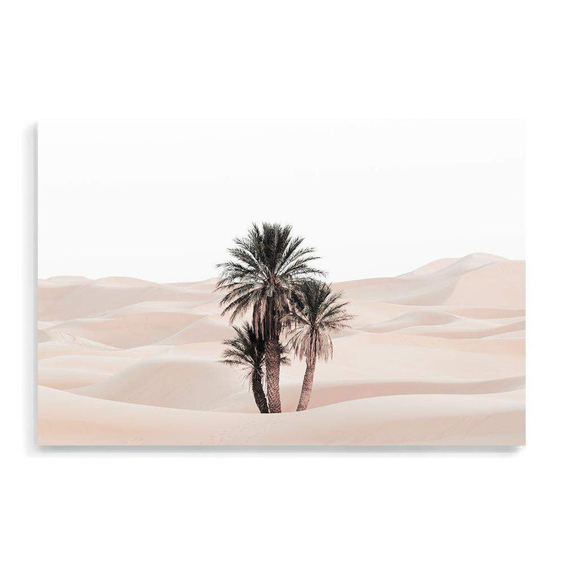 Palms In The Desert-The Paper Tree-boho,botanical,desert,desert palm,desert tree,landscape,moroccan,moroccan desert,morocco,muted tone,nature,neutral,premium art print,sand,sand dunes,wall art,Wall_Art,Wall_Art_Prints