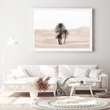 Palms In The Desert-The Paper Tree-boho,botanical,desert,desert palm,desert tree,landscape,moroccan,moroccan desert,morocco,muted tone,nature,neutral,premium art print,sand,sand dunes,wall art,Wall_Art,Wall_Art_Prints