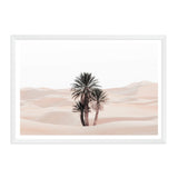 Palms In The Desert-The Paper Tree-boho,botanical,desert,desert palm,desert tree,landscape,moroccan,moroccan desert,morocco,muted tone,nature,neutral,premium art print,sand,sand dunes,wall art,Wall_Art,Wall_Art_Prints