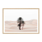 Palms In The Desert-The Paper Tree-boho,botanical,desert,desert palm,desert tree,landscape,moroccan,moroccan desert,morocco,muted tone,nature,neutral,premium art print,sand,sand dunes,wall art,Wall_Art,Wall_Art_Prints