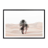 Palms In The Desert-The Paper Tree-boho,botanical,desert,desert palm,desert tree,landscape,moroccan,moroccan desert,morocco,muted tone,nature,neutral,premium art print,sand,sand dunes,wall art,Wall_Art,Wall_Art_Prints