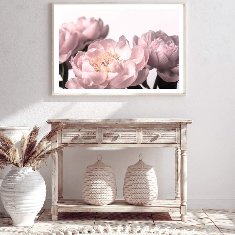 Peonies-The Paper Tree-dusty pink,floral,flower,france,french,landscape,muted tone,paris,pastel pink,peonies,peony,pink,premium art print,romantic,wall art,Wall_Art,Wall_Art_Prints