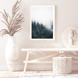 Pine Forest Trees-The Paper Tree-america,australia,botanical,enchanting,forest,green,mist,mountains,nature,pine forest,pine trees,portrait,premium art print,tree,trees,wall art,Wall_Art,Wall_Art_Prints