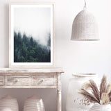 Pine Forest Trees-The Paper Tree-america,australia,botanical,enchanting,forest,green,mist,mountains,nature,pine forest,pine trees,portrait,premium art print,tree,trees,wall art,Wall_Art,Wall_Art_Prints