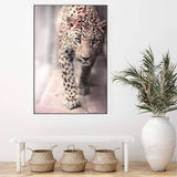 Leopard-The Paper Tree-animal,boho,cat,fashion,jungle,leopard,majestic,nature,neutral,peach,pink,portrait,premium art print,spots,TAN,wall art,Wall_Art,Wall_Art_Prints