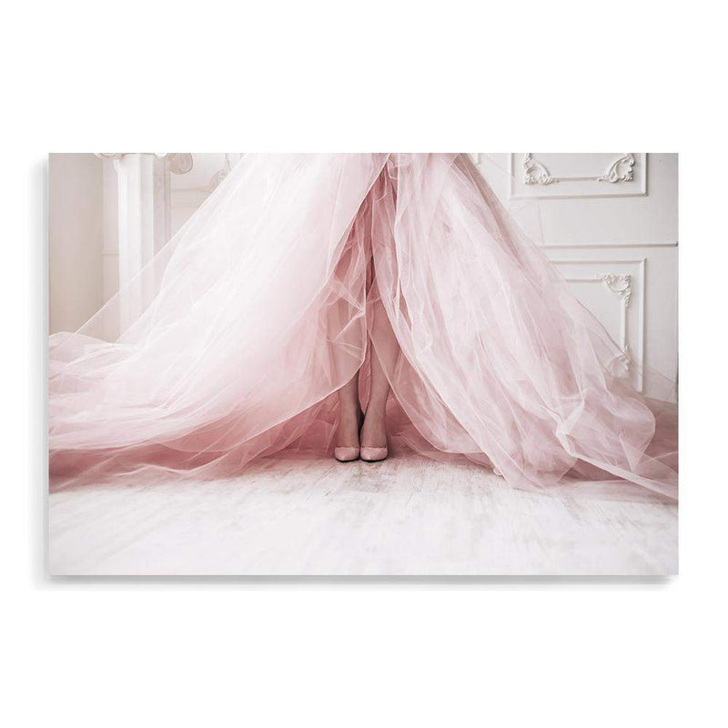 Pink Dress-The Paper Tree-dersigner,design,dress,fashion,feminine,landscape,pink,premium art print,shoes,wall art,Wall_Art,Wall_Art_Prints