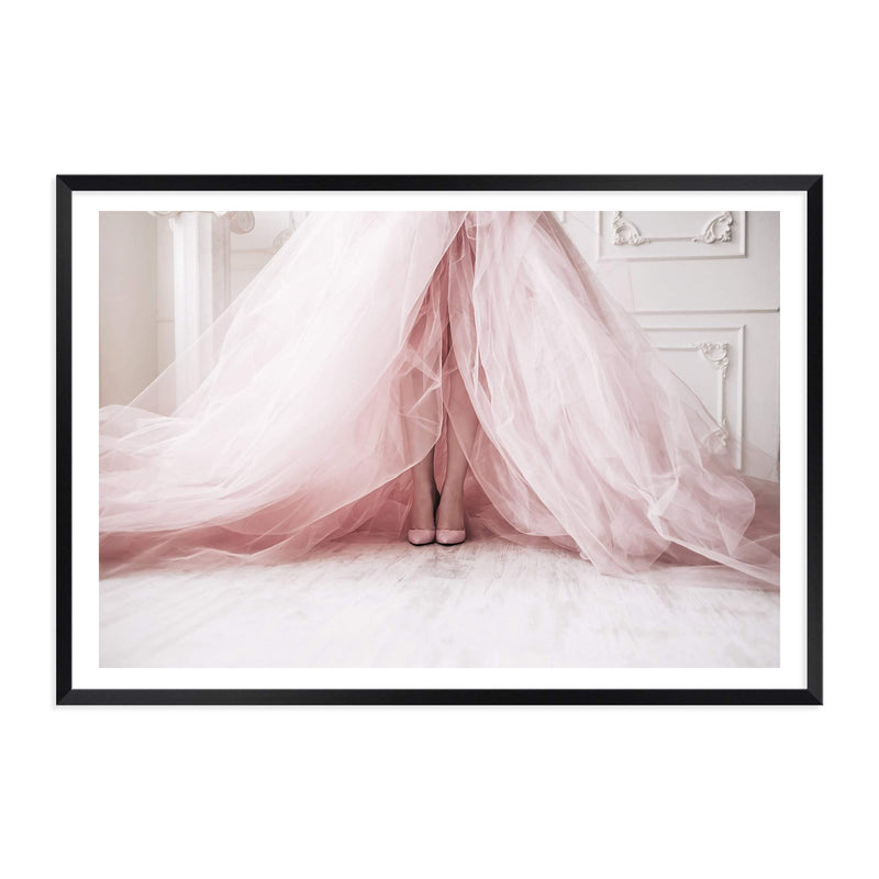 Pink Dress-The Paper Tree-dersigner,design,dress,fashion,feminine,landscape,pink,premium art print,shoes,wall art,Wall_Art,Wall_Art_Prints