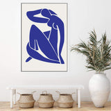 Blue Nudes-The Paper Tree-abstract,blue,blue nudes,hamptons,lady,Matisse,modern,nu bleu,portrait,premium art print,wall art,Wall_Art,Wall_Art_Prints